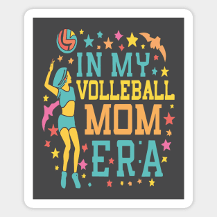 In My Volleyball Mom Era Women Mama Sport Player Magnet